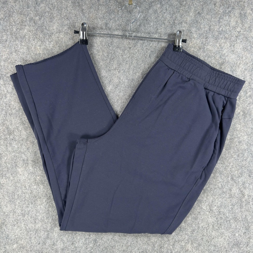 Public Rec Jogger Pants Mens 36x32 Blue Stretch Elastic Waist Zip Pockets Travel